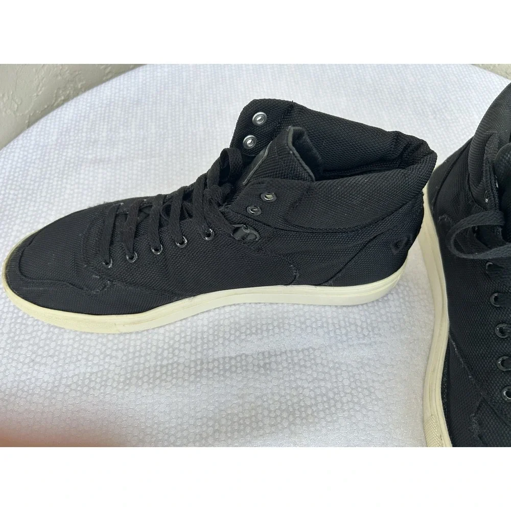 Diesel N-Invasion Mens Black Canvas High Top Sneakers Y00466 US 10.5
